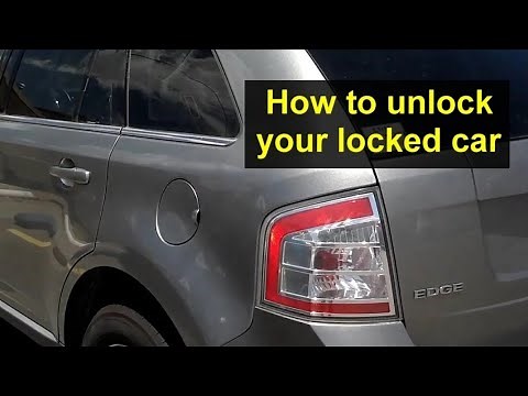 How to get into your vehicle, car or truck, if you have locked yourself out. Keys inside, unlock it.