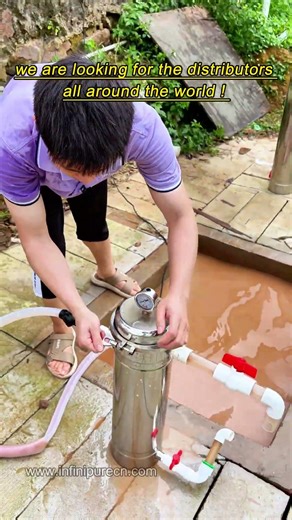 Can ultrafilter machine filter muddy water clean #water #Watertreatment #industrial #waterfilter