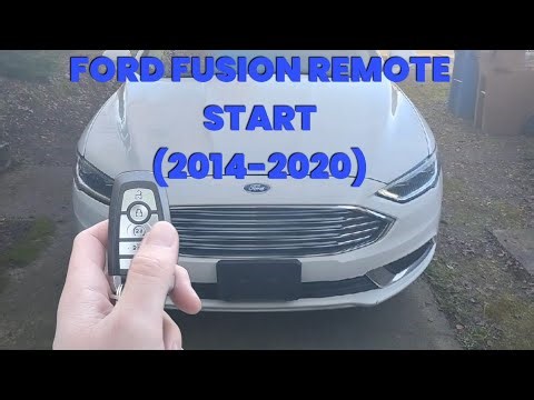 How To Remote Start A 2018 Ford Fusion