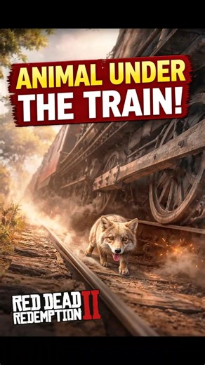 Which Animal Can Pass Under a Train in RDR2? 🤯