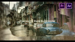 Cinematic Rain Slideshow