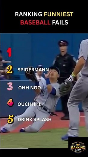 ⚾ Ranking the Funniest Baseball Fails 😂 | Try Not to Laugh
