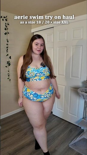 Aerie Size XXL Swimsuit Try On Haul | Plus Size Swimwear #plussizeswimwear #swimsuit #plussize