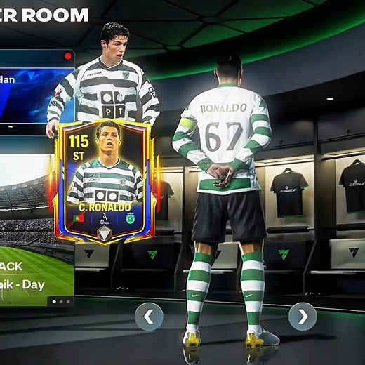 C. Ronaldo Sporting CP Kit🥶! #fctime #ronaldo #sportingcp #fcmobile #fifamobile