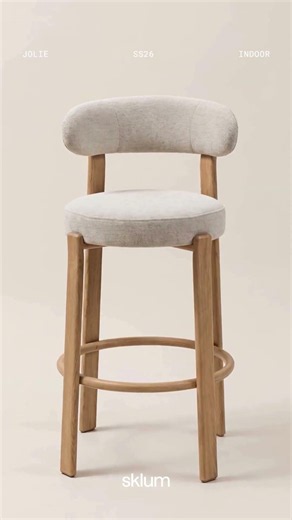 Zoom al diseño: Taburete Jolie de Sklum | #sklum