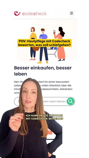 Dr. Sarah Schunter on Instagram: "Skincare mit Codecheck bewerten 🫠😬 Joa, ich habe es eigentlich schon vorher gewusst: Codecheck ist Unfug, wenn es um die Bewertung von Skincare geht. Und doch verlassen sich immer noch so viele Menschen auf diese App. Also egal, habe trotzdem mal ein paar Skincare-Produkte von Codecheck bewerten lassen – und sagen wir so: Das Ergebnis war… unterhaltsam. 🙃 Das Problem: Codecheck bewertet nach Kriterien, die nicht immer zur Realität von sinnvoller, verträgliche