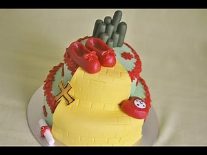 Wizard of Oz Cake - Follow the Yellow Brick Road