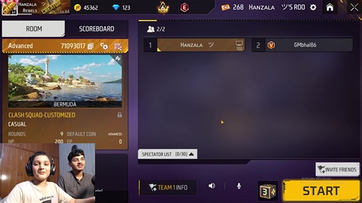 Hanzala Op vs Gm Bhai: The Friendly Battle