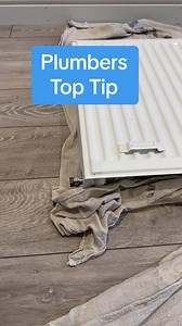 Plumbers top, tip how to drain a radiator use a stop and a brass top and reusable plumbing and heating #Plumber #fyp #plumbing | Allen Hart