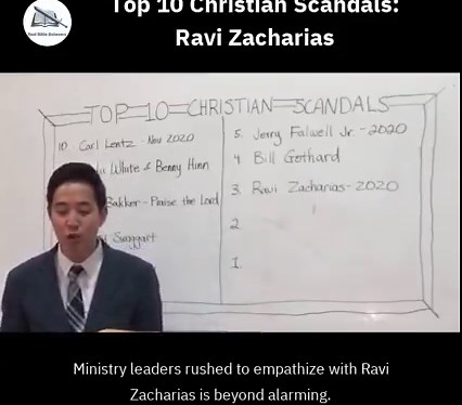 Ravi Zacharias was also embroiled in some sexual scandals. What was more horrific: - The scandal itself? - Or the sympathy that is pouring out from other Christian leaders Full video >>> https://youtu.be/nm4p3NAe-eE More videos on Ravi Zacharias >>> https://www.youtube.com/watch?v=nm4p3NAe-eE | Real Bible Believers