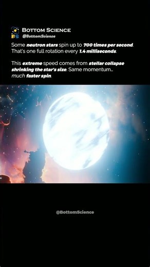 How Neutron Star Spins 700 Times Per Second... 🌌 #Shorts #Space