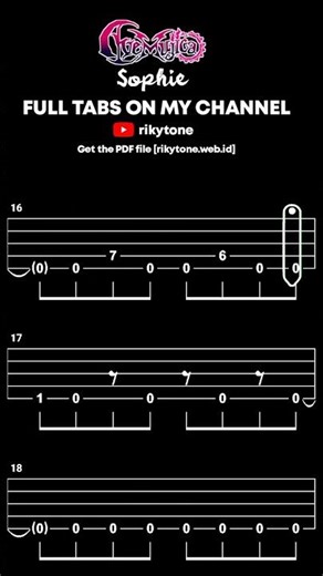 【TAB譜付ベース】AVE MUJICA - SOPHIE | WITH PDF FILE【BASS TAB】 #shorts #basstabs #avemujica