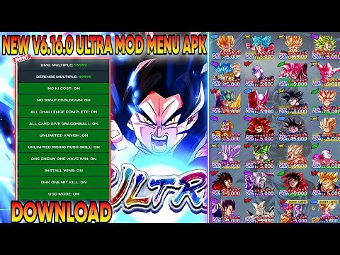 Dragon Ball Legends v6.16.0 ULTRA MOD MENU APK / Unlock 14 Stars Characters / DB Legends Hack
