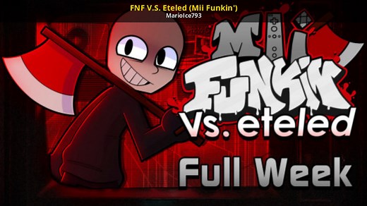 FNF V.S. Eteled (Mii Funkin') Mod for Friday Night Funkin' | FNF Mods