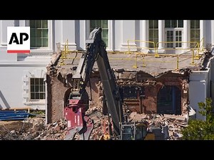 DC tourists react to White House East Wing demolition for Trump ballroom