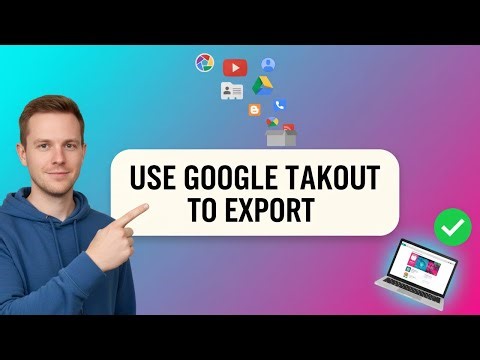 How to USE Google Takeout to EXPORT Google Contacts (Step by Step)