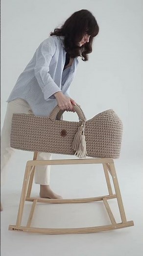 Handcrafted Moses Basket for Newborns by Anzy Home | Safe & Unique #nurserydecor #newborncare