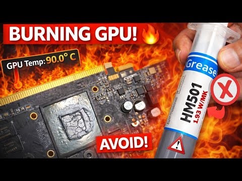 Cheap Thermal Paste Test 😳 GPU 70°C → 90°C | Don’t Buy This!