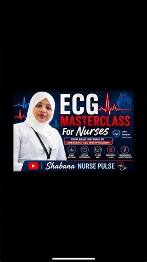 ECG interpretation step by step for Nurses ‪@Shabananursespulse-S‬#emergencynursing #nursingeducation