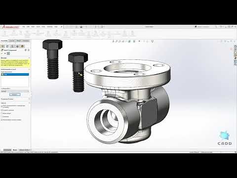 SolidWorks Tutorial for Beginners #79 - How to Insert Component in Assembly