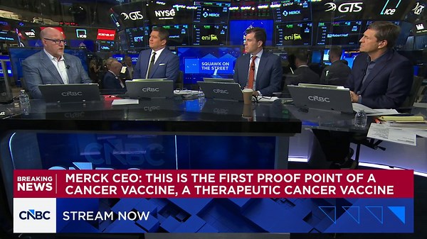 Watch CNBC's full interview with Merck CEO Rob Davis