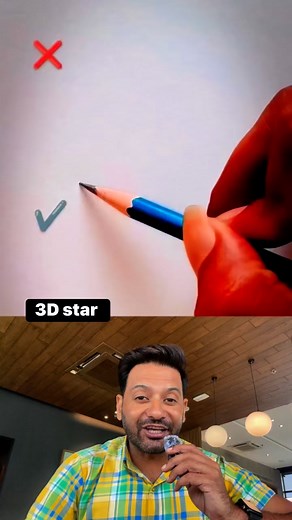 1.6M views · 11K reactions | 3D star new way to make star , knowledgable video for kids . #drawing #pencildrawing #art #kidsactivities #kidsdrawing | Travel with Bonnie | Facebook