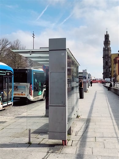 Bus Stop Porto (Cordoaria) 🚏🚌😎 #buses #busstops #publictransport #porto #portugal🇵🇹