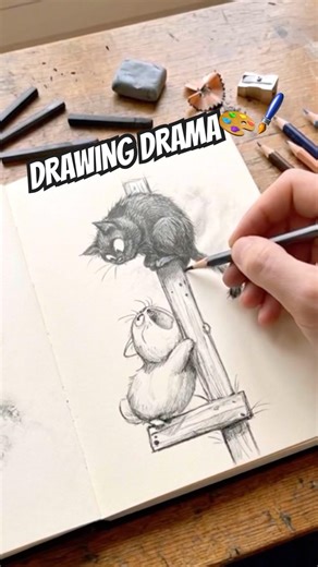 How To Sketch Interaction That Actually Feels Real #artist #shorts art #craft #drawing #sketch