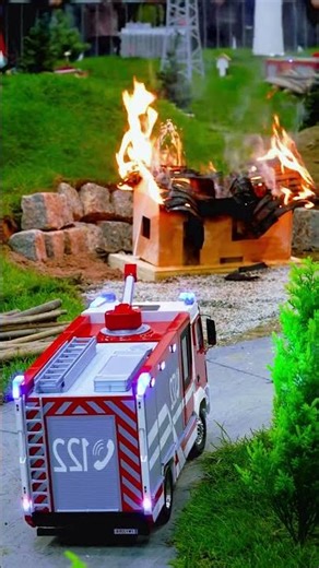 Epic RC Firetruck in Action! 🚒 Saving the Day in Mini City! 🔥 #RCFiretruck #RCWorld