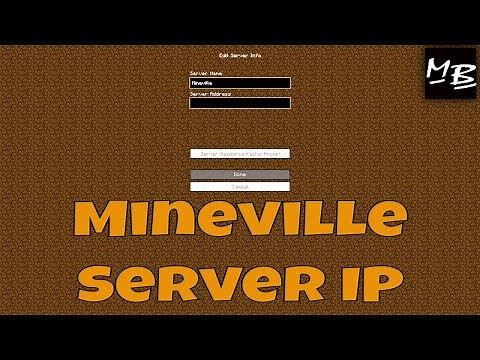 Minecraft Mineville Server IP Address