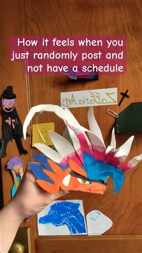 I try to be consistent guys😔✌️ #dragonpuppeteer #paperdragon #artist #art #fyp #posting #schedule