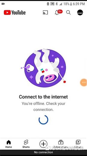 YouTube Connect To The Internet Your Are Offline Check Your Connection
