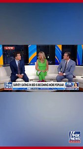 193K views · 1.2K reactions | ’GROSS!’: Fox & Friends Weekend co-hosts Kayleigh McEnany, Pete Hegseth and Will Cain are divided on whether it’s acceptable to eat food in bed after a new survey shows it’s becoming more popular among young people. Whose side are you on? Pete and Will’s or Kayleigh’s? | Fox News | Facebook