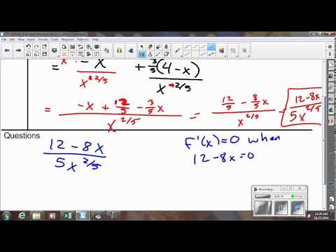 Calc 3.1 Maximum and Minimum Values