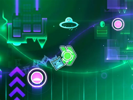 【几何冲刺】三小时内8次epic fail “Make it drop” 100% (7th exd on mobile/1466atts)