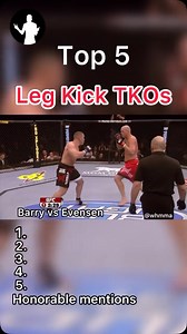 Repost @whathappenedmma 5 of the most gruesome leg kick TKOs in UFC history! #ufc #mma #boxing #wrestling #jiujitsu | Duke Roufus Striking University