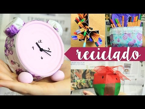 Manualidades con material reciclado / Megatuto ESPECIAL ✎ Craftingeek