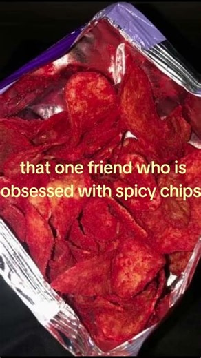 They eat it like EVERY DAY 😭 #chips #spicy #friends