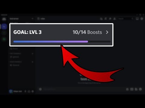 How To Display Server Boost Progress Bar In Discord