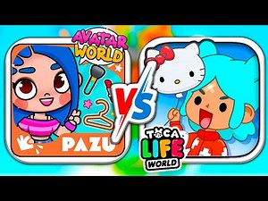 Toca Boca vs Avatar World 💖Which game do you like more?🤳