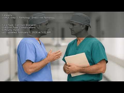 Endocrine Pathology, Pathology, USMLE Step 1 - Full Vignette with Extended Explanations