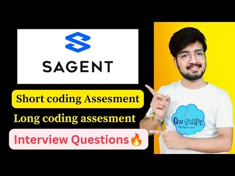 Sagent hiring Process | Sagent interview questions | sagent short and long coding assessment #sagent