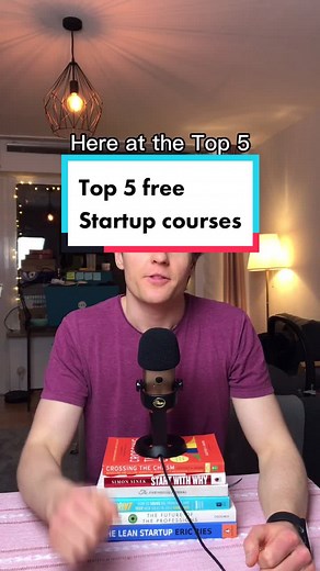 The Top 5 free startup courses in the world 🚀 #startuptiktok #ycombinator #startupschool #leanstartup #freecourse #designthinking #startup