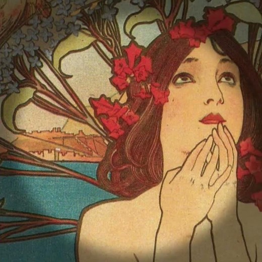 【1分deミュシャの傑作⑱】《モナコ-モンテカルロ》（1897年）