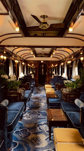 Welcome to Bar Car '3674' on board the Venice Simplon-Orient-Express, where classic cocktails are enjoyed at 120km per hour. Perhaps one of the most iconic carriages, it is the heart of the train and a place where guests meet over cocktails paired with live piano and endless entertainment. Classic Martinis, Negronis and off-menu requests are all welcome, as the mixologists are ready to welcome you to celebrate your journey. Discover more here: https://www.belmond.com/trains/europe/venice-simplon