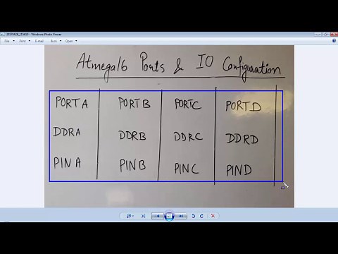 Atmega16 Tutorial 3 - PORT Configuration as an Output