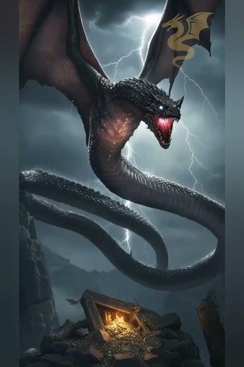 Amphiptere – The Winged Serpent of Myth & Legend 🐍🪽 #shorts #mythologicalcreatures