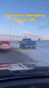 9K views · 19 reactions | That’s one way to avoid traffic…  fb/ Bad Calgary drivers  DM us the goings on of Calgary to be featured on the page! ‼️ #yyc #calgary #yycnow | What's Good Calgary | Facebook