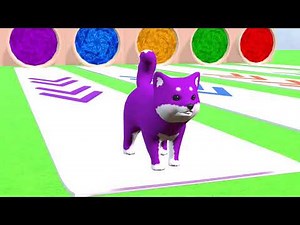 KidsTube - Learning Color Video with Dogs | Kids Videos