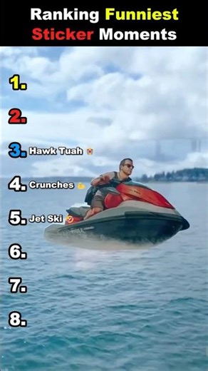 Ranking Funniest Sticker Moments 😎